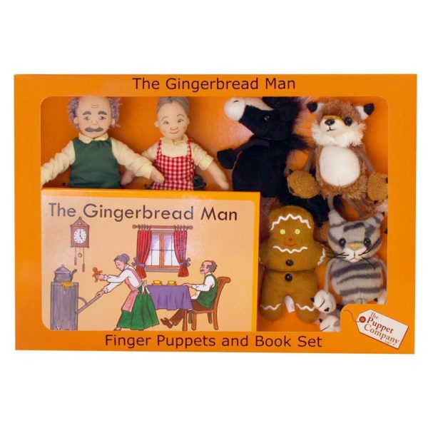 Image shows The Puppet Company Gingerbread Man Story Set PC007907