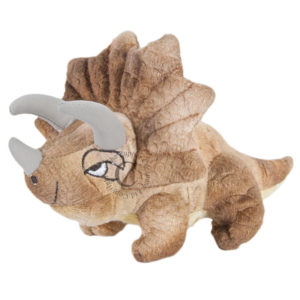 Image shows The Puppet Company Triceratops Finger Puppet PC002196