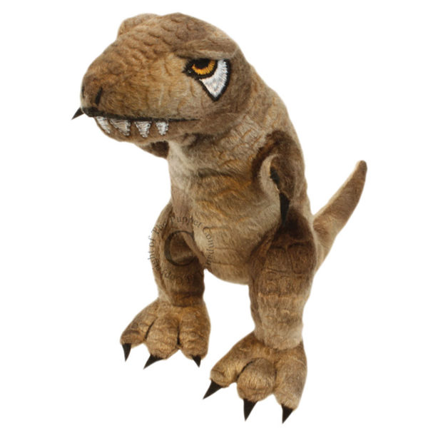 Image shows The Puppet Company Velociraptor Finger Puppet