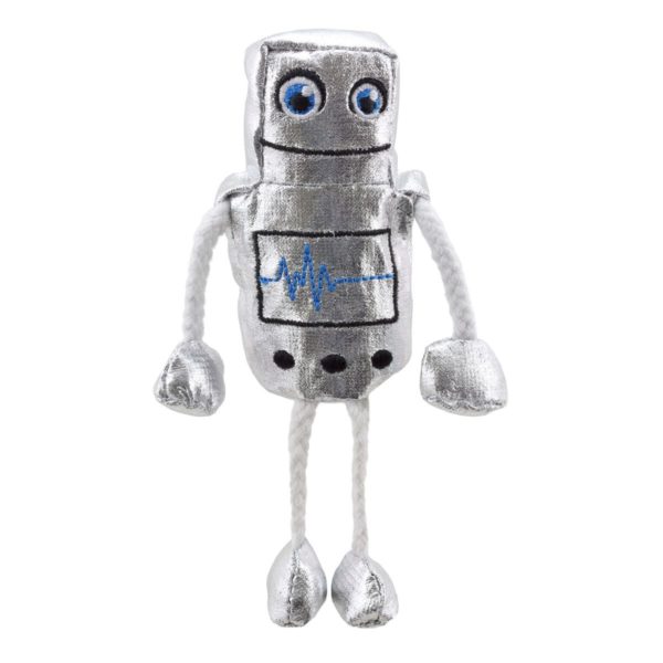 Image shows The Puppet Company Robot Finger Puppet PC002216